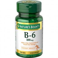 Nature\'s Bounty B-6 100mg Tablets 100ct