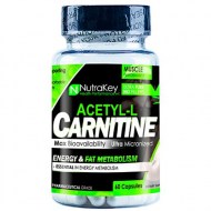 Nutrakey Acetyl L-Carnitine - 60 Capsules